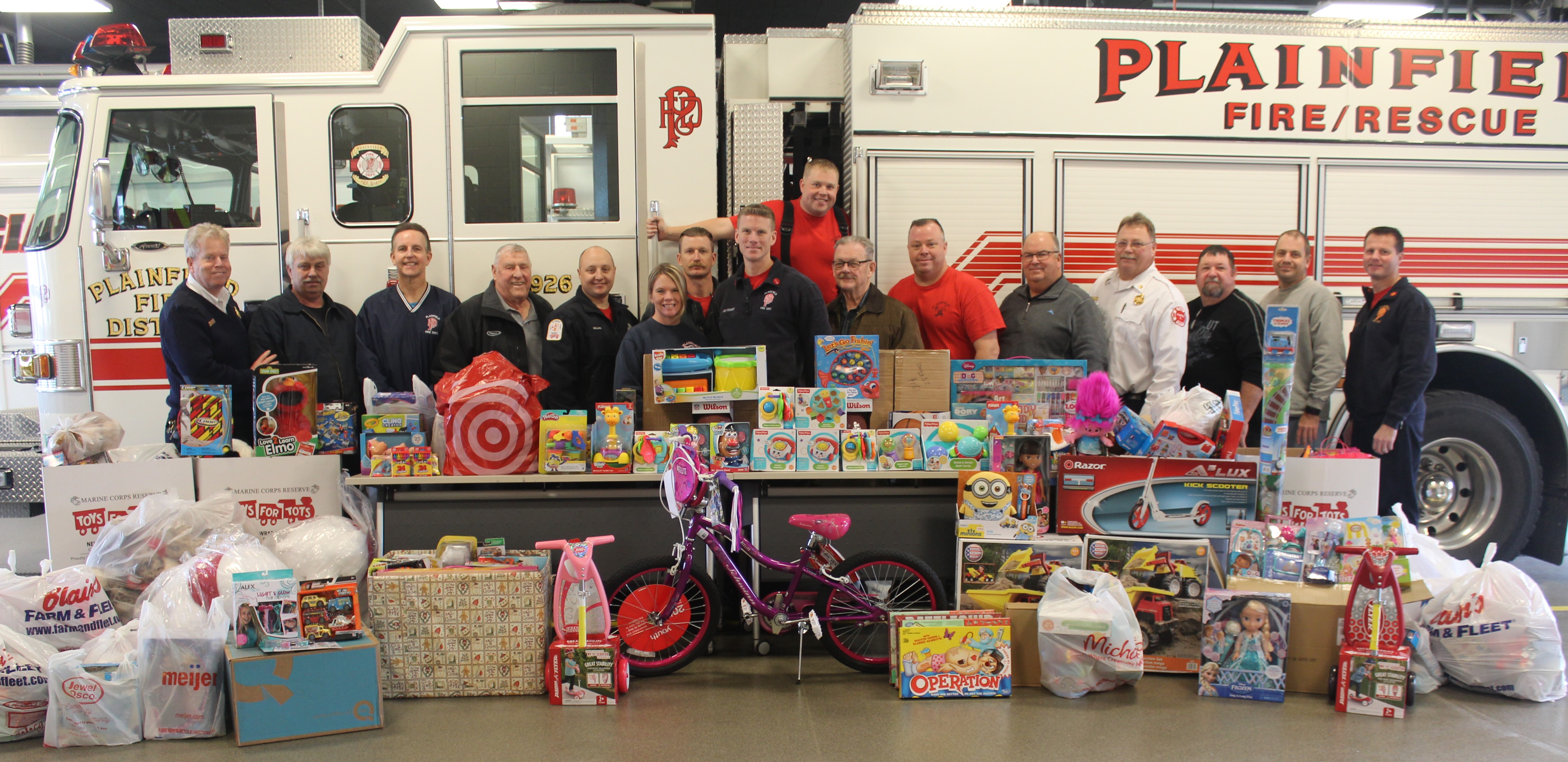 PFPD with donations
