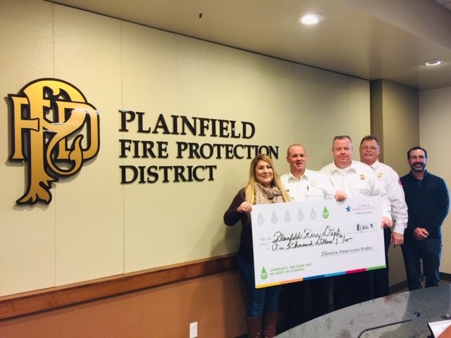 Plainfield firefighters receiving grant